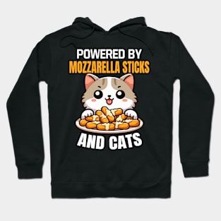 Mozzarella Sticks And Cats Hoodie